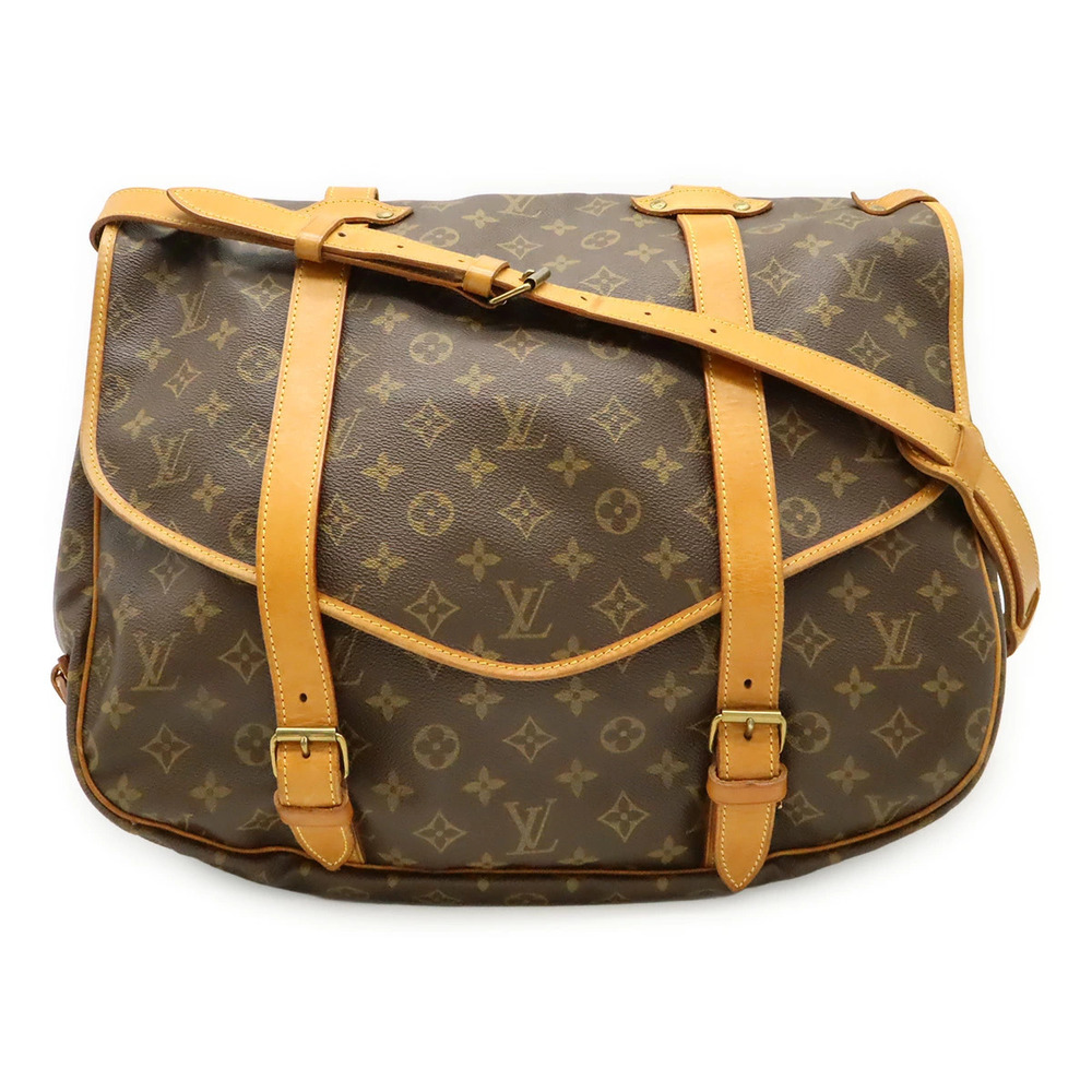 LOUIS VUITTON Monogram Saumur Messenger Bag Shoulder Crossbody